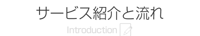 サービス紹介と流れ（転職支援サービス）